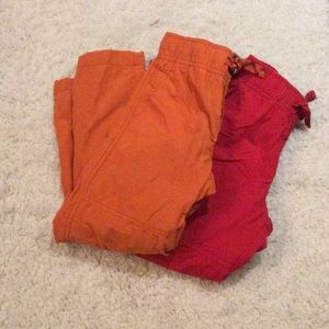 2 pairs Fleece Lined Pants by Gymboree